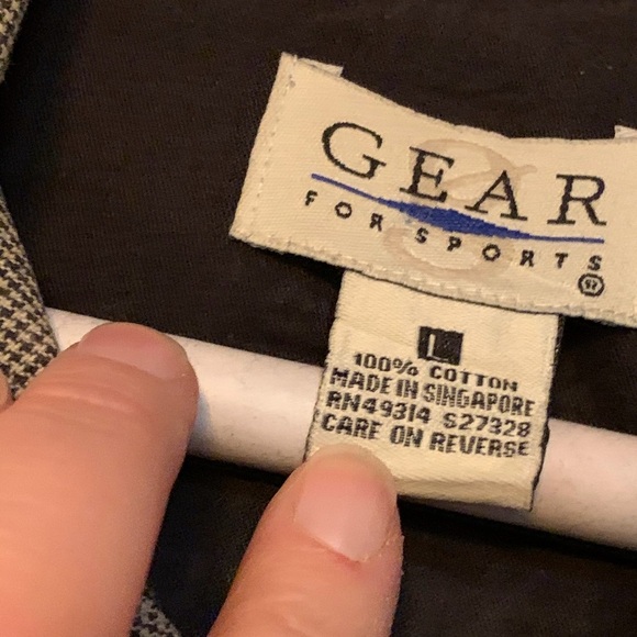 ‘Gear’ l/s QE2 Cruise Men’s LG Dress Shirt - Picture 3 of 5